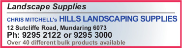 Category listing for Chris Mitchell Landscaping Supplies