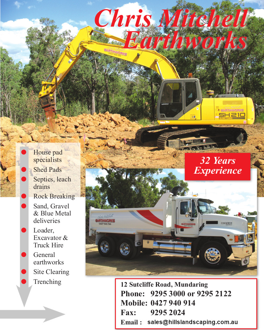 Listing for Chris Mitchell Earthworks