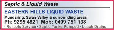 Category listing for Eastern Hills Liquid Waste